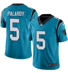 Youth Nike Carolina Panthers #5 Michael Palardy Limited Blue Rush Vapor Untouchable NFL Jersey