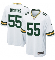 Men's Nike Green Bay Packers #55 Ahmad Brooks Game White NFL Jersey