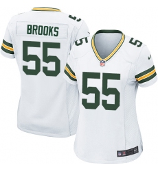 Women's Nike Green Bay Packers #55 Ahmad Brooks Game White NFL Jersey