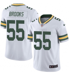 Youth Nike Green Bay Packers #55 Ahmad Brooks White Vapor Untouchable Elite Player NFL Jersey