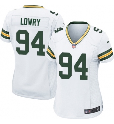 Women's Nike Green Bay Packers #94 Dean Lowry Game White NFL Jersey