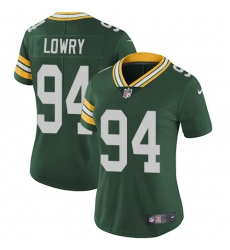 Women's Nike Green Bay Packers #94 Dean Lowry Green Team Color Vapor Untouchable Elite Player NFL Jersey