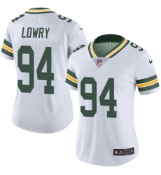 Women's Nike Green Bay Packers #94 Dean Lowry White Vapor Untouchable Elite Player NFL Jersey