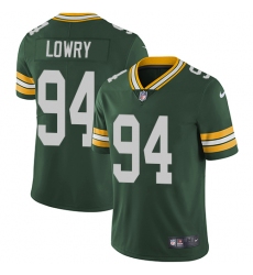 Youth Nike Green Bay Packers #94 Dean Lowry Green Team Color Vapor Untouchable Elite Player NFL Jersey