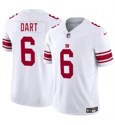 Youth New York Giants #6 Jaxson Dart White 2025 Draft F.U.S.E. Vapor Untouchable Limited Stitched Jersey