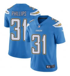 Youth Nike Los Angeles Chargers #31 Adrian Phillips Electric Blue Alternate Vapor Untouchable Elite Player NFL Jersey