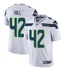 Youth Nike Seattle Seahawks #42 Delano Hill White Vapor Untouchable Elite Player NFL Jersey