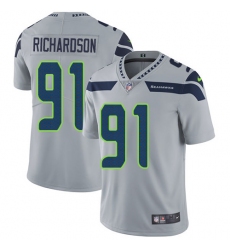 Youth Nike Seattle Seahawks #91 Sheldon Richardson Grey Alternate Vapor Untouchable Elite Player NFL Jersey