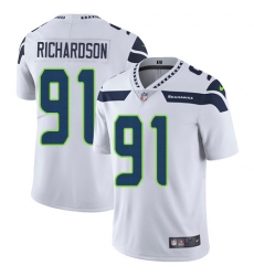 Youth Nike Seattle Seahawks #91 Sheldon Richardson White Vapor Untouchable Elite Player NFL Jersey