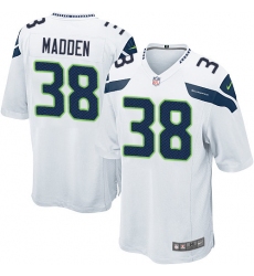 Men's Nike Seattle Seahawks #38 Tre Madden Game White NFL Jersey