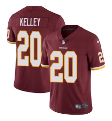 Men's Nike Washington Redskins #20 Rob Kelley Burgundy Red Team Color Vapor Untouchable Limited Player NFL Jersey