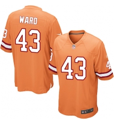 Men's Nike Tampa Bay Buccaneers #43 T.J. Ward Game Orange Glaze Alternate NFL Jersey