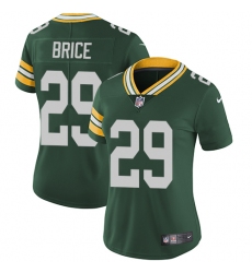 Women's Nike Green Bay Packers #29 Kentrell Brice Green Team Color Vapor Untouchable Limited Player NFL Jersey