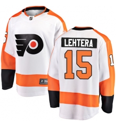 Youth Philadelphia Flyers #15 Jori Lehtera Fanatics Branded White Away Breakaway NHL Jersey