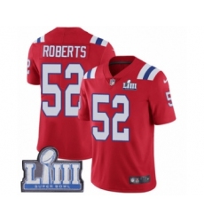 Men's Nike New England Patriots #52 Elandon Roberts Red Alternate Vapor Untouchable Limited Player Super Bowl LIII Bound NFL Jersey