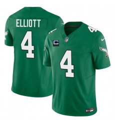 Men's Philadelphia Eagles #4 Jake Elliott Kelly Green 2025 F.U.S.E. With 4-Star C Vapor Untouchable Limited Throwback Stitched Football Jersey