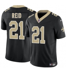 Men's New Orleans Saints #21 Justin Reid Black 2025 F.U.S.E. Vapor Limited Football Stitched Jersey