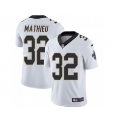 Men's New Orleans Saints #32 Tyrann Mathieu White Vapor Limited Stitched Jersey