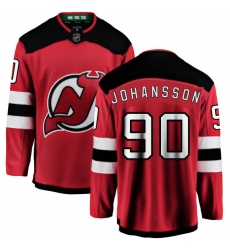 Youth New Jersey Devils #90 Marcus Johansson Fanatics Branded Red Home Breakaway NHL Jersey