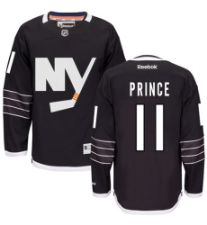 Youth Reebok New York Islanders #11 Shane Prince Premier Black Third NHL Jersey