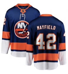 Youth New York Islanders #42 Scott Mayfield Fanatics Branded Royal Blue Home Breakaway NHL Jersey