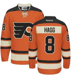 Youth Reebok Philadelphia Flyers #8 Robert Hagg Authentic Orange New Third NHL Jersey
