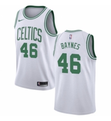 Men's Nike Boston Celtics #46 Aron Baynes Swingman White NBA Jersey - Association Edition