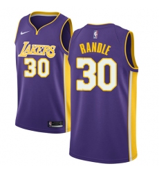 Women's Nike Los Angeles Lakers #30 Julius Randle Swingman Purple NBA Jersey - Statement Edition
