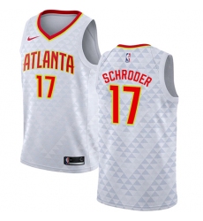 Youth Nike Atlanta Hawks #17 Dennis Schroder Swingman White NBA Jersey - Association Edition