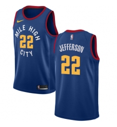 Youth Nike Denver Nuggets #22 Richard Jefferson Swingman Light Blue Alternate NBA Jersey Statement Edition