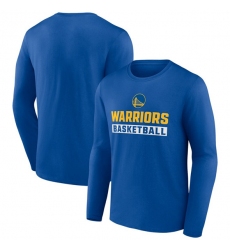Men's Golden State Warriors Royal Let's Go Long Sleeve T-Shirt