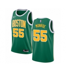 Women's Nike Boston Celtics #55 Greg Monroe Green Swingman Jersey - Earned Edition