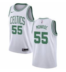 Women's Nike Boston Celtics #55 Greg Monroe Swingman White NBA Jersey - Association Edition