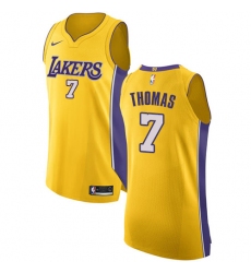 Youth Nike Los Angeles Lakers #7 Isaiah Thomas Authentic Gold Home NBA Jersey - Icon Edition