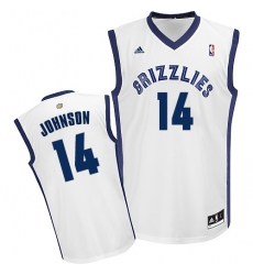 Women's Adidas Memphis Grizzlies #14 Brice Johnson Swingman White Home NBA Jersey