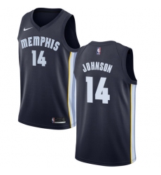 Women's Nike Memphis Grizzlies #14 Brice Johnson Swingman Navy Blue Road NBA Jersey - Icon Edition