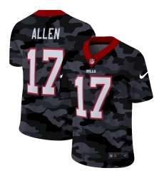 Men's Buffalo Bills #17 Josh Allen Camo 2020 Nike Limited Jersey