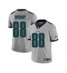 Women's Philadelphia Eagles #88 Dallas Goedert Limited Silver Inverted Legend Football Jersey