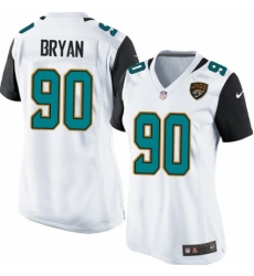 Women's Nike Jacksonville Jaguars #90 Taven Bryan Game White NFL Jersey