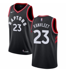 Women's Nike Toronto Raptors #23 Fred VanVleet Swingman Black NBA Jersey Statement Edition