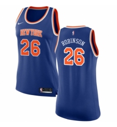 Women's Nike New York Knicks #26 Mitchell Robinson Swingman Royal Blue NBA Jersey - Icon Edition