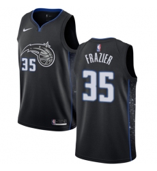 Men's Nike Orlando Magic #35 Melvin Frazier Swingman Black NBA Jersey - City Edition