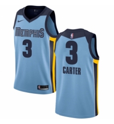 Youth Nike Memphis Grizzlies #3 Jevon Carter Swingman Light Blue NBA Jersey Statement Edition