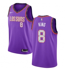 Women's Nike Phoenix Suns #8 George King Swingman Purple NBA Jersey - 2018 19 City Edition