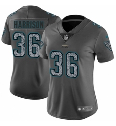 Women's Nike Jacksonville Jaguars #36 Ronnie Harrison Gray Static Vapor Untouchable Limited NFL Jersey