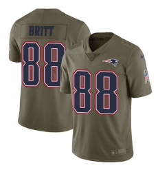 Men's Nike New England Patriots #88 Kenny Britt Red Alternate Vapor Untouchable Limited Player NFL Jersey