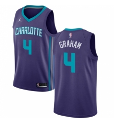 Women's Nike Jordan Charlotte Hornets #4 Devonte Graham Swingman Teal NBA Jersey - Icon Edition