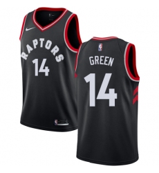 Men's Nike Toronto Raptors #14 Danny Green Swingman Black NBA Jersey Statement Edition
