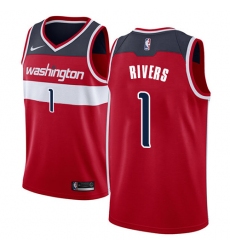 Women's Nike Washington Wizards #1 Austin Rivers Swingman Red NBA Jersey - Icon Edition