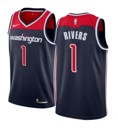 Youth Nike Washington Wizards #1 Austin Rivers Swingman Navy Blue NBA Jersey Statement Edition